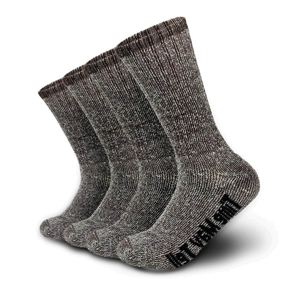 2/4 Pair,6-13 Size Time May Tell Mens Merino Wool Hiking Cushion Socks Pack