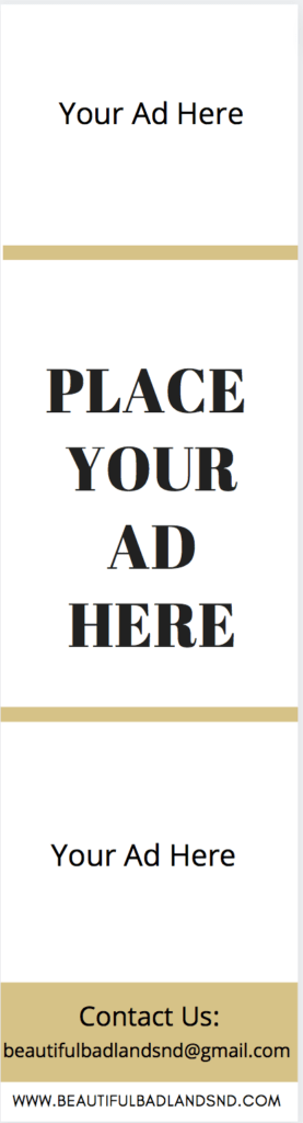 Place Your Ad Here. gold trim Wide Skyscraper Ad. 160 x 600